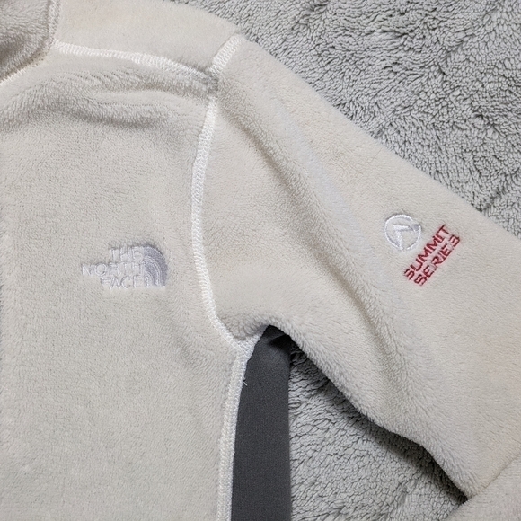 The North Face Jacket Women's Small White Gray Summit Series Fleece Polartec - Picture 5 of 7